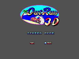 Out Run 3-D screenshot 4 for Sega Master System